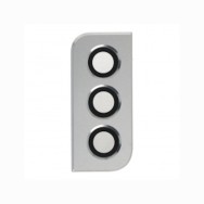 Lentille en verre caméra arrière pour Samsung Galaxy S21 5G Silver / Argent