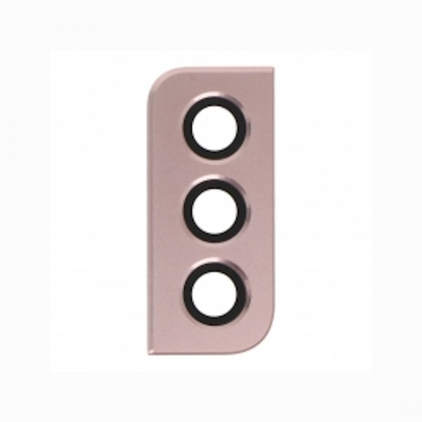Lentille en verre caméra arrière pour Samsung Galaxy S21 5G Rose