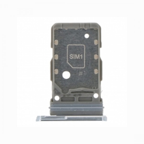 Tiroir SIM pour Samsung Galaxy S21 5G Double SIM Argent