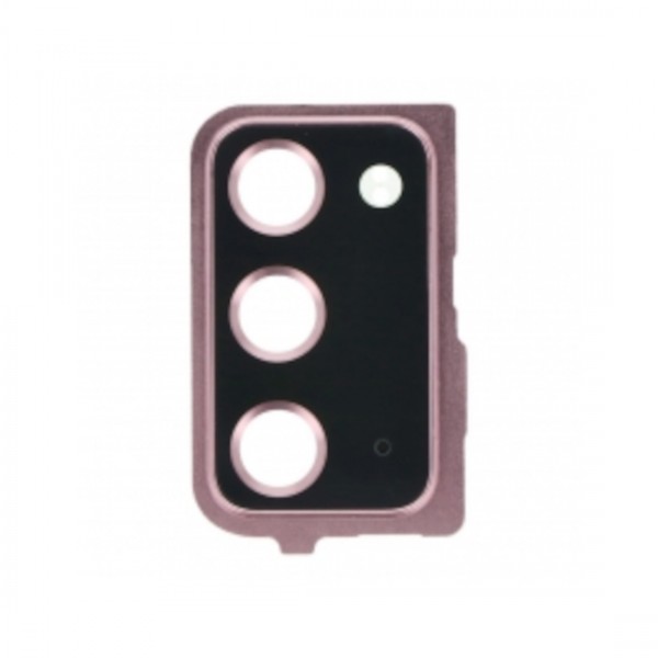 Lentille de caméra arrière et adhésif pour Samsung Galaxy Note 20/Note 20 5G Rose