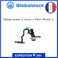 Nappe power + micro + flash pour iPhone X