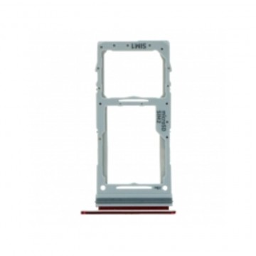Tiroir de carte sim pour Samsung Galaxy Note10 Lite Dual Card Version Rouge