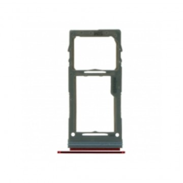 Tiroir de carte sim pour Samsung Galaxy Note10 Lite Single Card Version Rouge