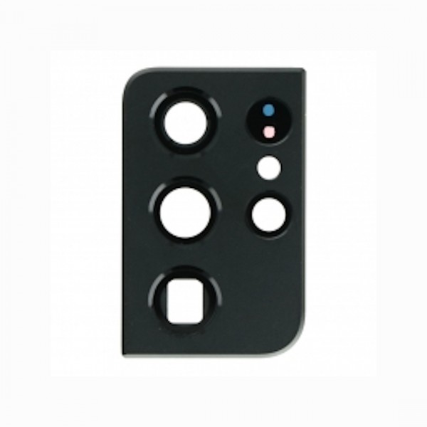 Lentille en verre caméra arrière pour Samsung Galaxy S21 Ultra 5G Noir