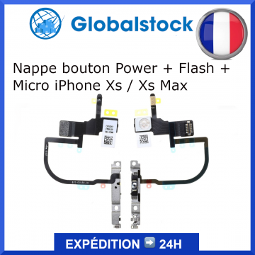 Nappe bouton iPhone Xs / Xs Max - Envoi gratuit 24h