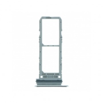 Tiroir carte SIM pour Samsung Galaxy Note 10 Double SIM Version Blanc