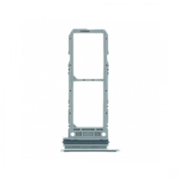 Tiroir carte SIM pour Samsung Galaxy Note 10 Double SIM Version Blanc