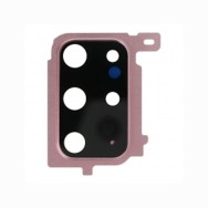 Lentille en verre caméra arrière pour Samsung Galaxy S20+/S21+ 5G Rose
