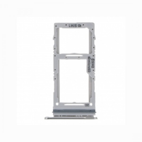 Tiroir carte SIM pour Samsung Galaxy S20 Ultra/S20+ Double SIM argent