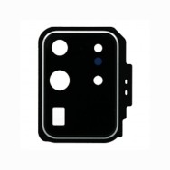 Lentille de caméra arrière et adhésif pour Samsung Galaxy S20 Ultra/S20 Ultra 5G Blanc