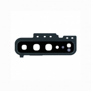 Lentille en verre caméra arrière pour Samsung Galaxy S10 5G noir