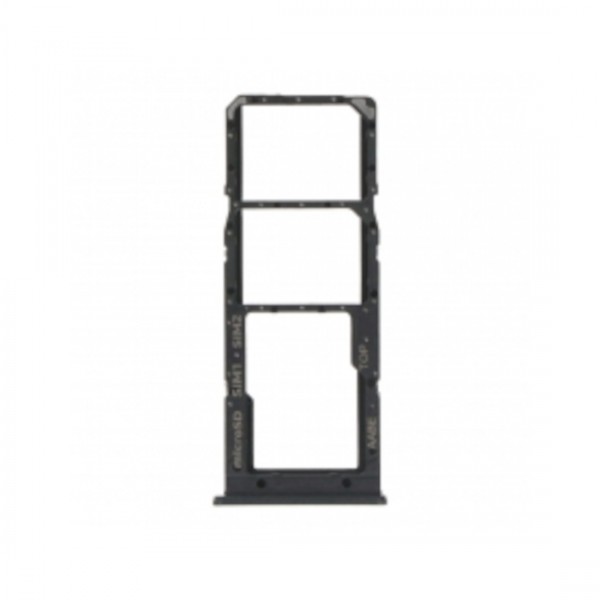 Tiroir de carte sim pour Samsung Galaxy M12 Dual Card noir