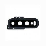 Lentille en verre caméra arrière pour Samsung Galaxy S10 Plus noir