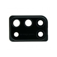 Lentille en verre caméra arrière pour Samsung Galaxy M31 noir