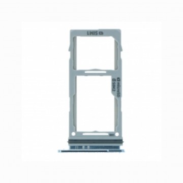 Tiroir de carte sim pour Samsung Galaxy S10/S10 Plus Dual Card Version Bleu