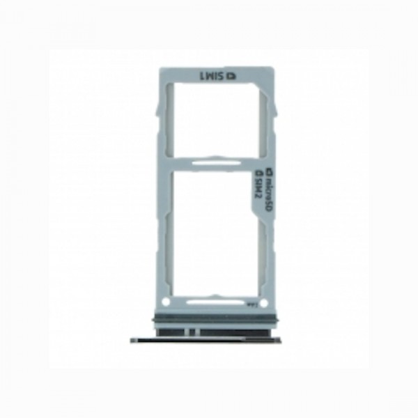Tiroir SIM pour Samsung Galaxy S10/S10 Plus Double SIM Gris