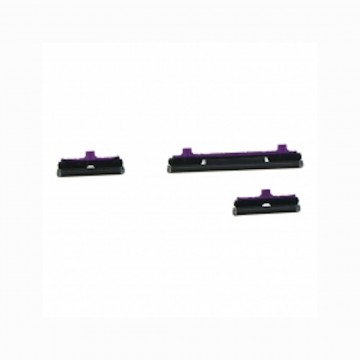 Pack boutons Volume et Power pour Samsung Galaxy S10 Plus noir 3 pcs ensemble