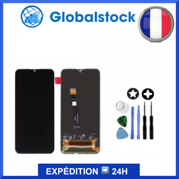 Ecran LCD + Vitre tactile Huawei P Smart 2019 Noir  + outils