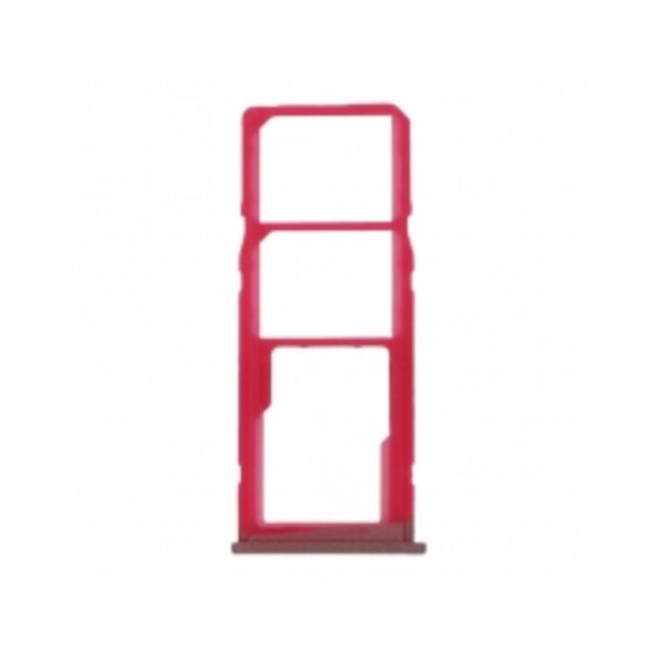 Tiroir de carte sim pour Samsung Galaxy M40 Dual Card Version rose