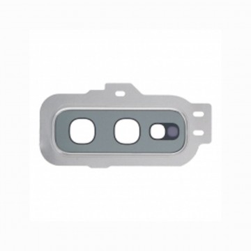 Lentille en verre caméra arrière pour Samsung Galaxy S10e Blanc Prism