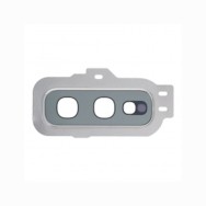 Lentille en verre caméra arrière pour Samsung Galaxy S10e Blanc Prism