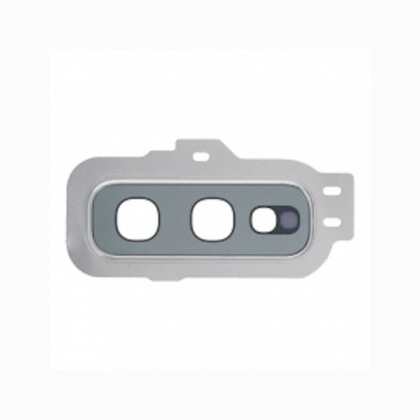 Lentille en verre caméra arrière pour Samsung Galaxy S10e Blanc Prism