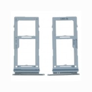 Tiroir de carte sim pour Samsung Galaxy S10e Dual Card Blanc