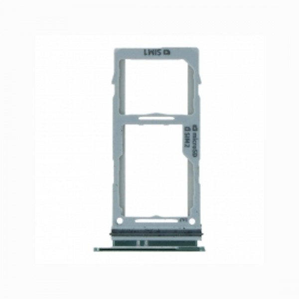 Tiroir de carte sim pour Samsung Galaxy S10e Dual Card Vert