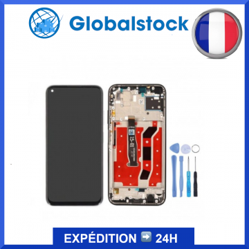 Écran Huawei P40 Lite crystal LCD + vitre tactile - kit outils complet avec outils