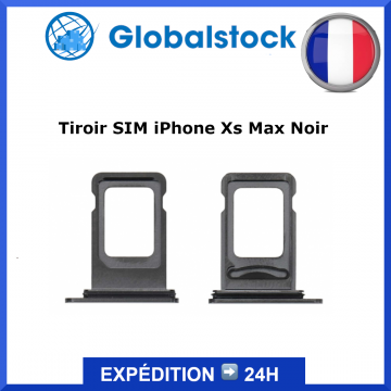 Tiroir SIM noir pour iPhone Xs Max