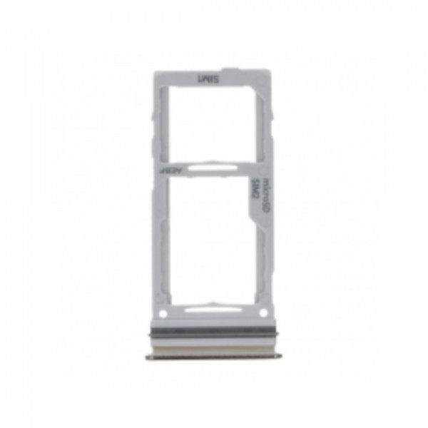 Tiroir SIM pour Samsung Galaxy A52/A72 5G/A72/A52 5G (double SIM) Blanc