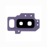 Lentille en verre caméra arrière pour Samsung Galaxy S9 Plus Violet Avec Châssis