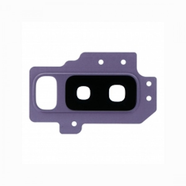 Lentille en verre caméra arrière pour Samsung Galaxy S9 Plus Violet Avec Châssis