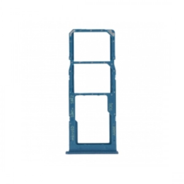 Tiroir de carte sim pour Samsung Galaxy A02 Double sim Bleu