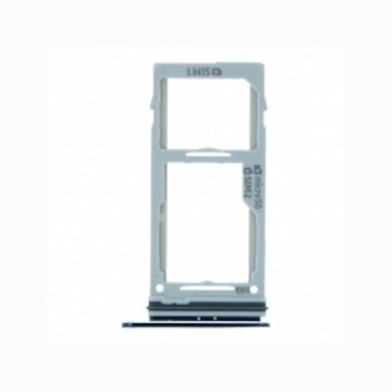 Tiroir de carte sim pour Samsung Galaxy S9/S9 Plus Dual Card Version Bleu