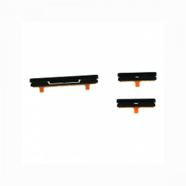 Pack boutons Volume et Power pour Samsung Galaxy S9 Plus Noir 3 pcs ensemble