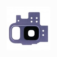 Lentille en verre caméra arrière pour Samsung Galaxy S9 Violet