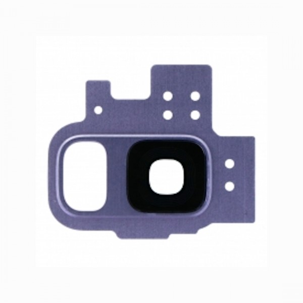 Lentille en verre caméra arrière pour Samsung Galaxy S9 Violet