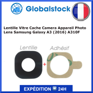 Lentille en Verre pour Caméra Appareil Photo pour Samsung Galaxy A3 2016 SM-A310F