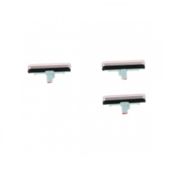 Touche latéral ( volume et power) pour Samsung Galaxy S7 edge Rose 3pcs in one set