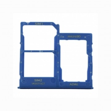 Tiroir de carte sim Samsung Galaxy A41 Dual Card Bleu