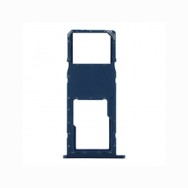 Tiroir de carte sim pour Samsung Galaxy A01 Single Card Bleu