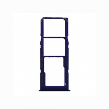 Tiroir de carte sim pour Samsung Galaxy A30s/A50s/A70s Dual Card Violet