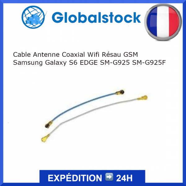 Cable Antenne Coaxial Wifi Résau GSM Samsung Galaxy S6 EDGE SM-G925 SM-G925F