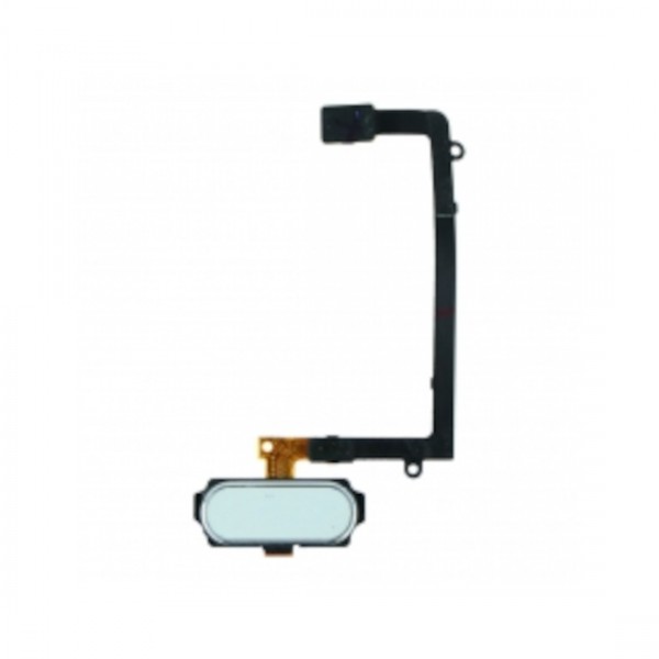Nappe bouton home pour Samsung Galaxy s6 Edge blanc