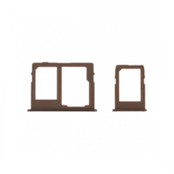 Tiroir de carte sim pour Samsung Galaxy J4 Core J410 Dual Card Version Gold / Or