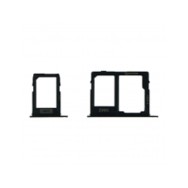 Tiroir de carte sim pour Samsung Galaxy J2 Core J260 Dual Card noir