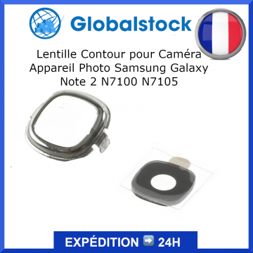 Lentille caméra Samsung Galaxy Note 2 N7100 N7105 - Envoi gratuit 24h