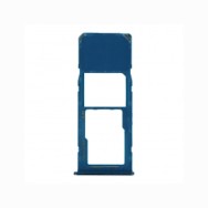 Tiroir de carte sim pour Samsung Galaxy A20/A50/A30 Single Card Bleu