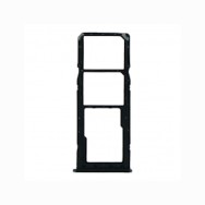 Tiroir de carte sim pour Samsung Galaxy A20/A50/A30 Dual Card Noir